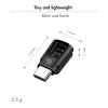 Adaptador de áudio DAC USB-C LogiLink. USB-C/M para 3,5 mm/F. preto