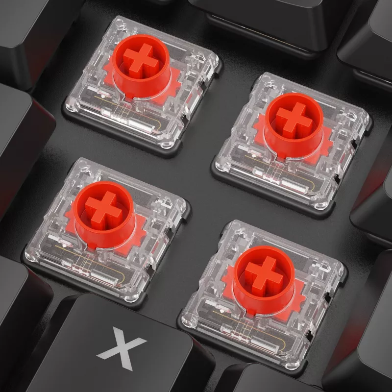 Teclado Sharkoon PureWriter W65 Gaming RF sem fios QWERTZ Alemão preto
