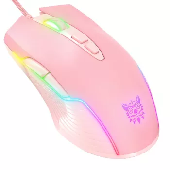 Rato gaming ONIKUMA CW905 rosa USB