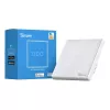 Interruptor de luz inteligente de parede Sonoff T2 EU TX 3 canais Wi‑Fi + RF 433 controlo