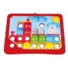 Lena My First Mozaic Traffic modelo 35633 – conjunto de mosaico educativo com placa de encaixe para motivos de veículos