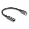 Cabo de alimentação DeLOCK 80781 0,15 m USB-C 8 pinos 20 V