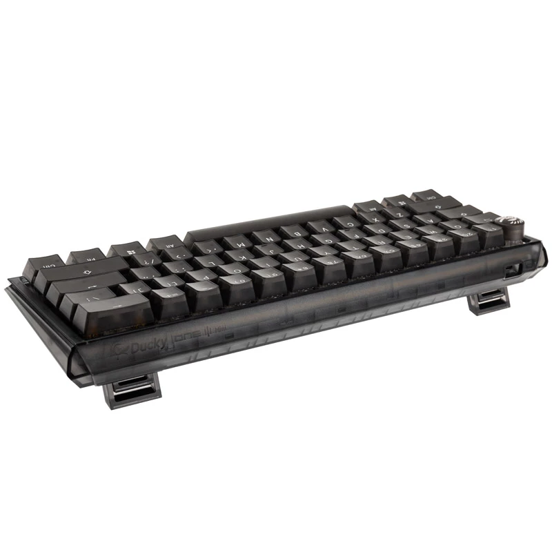 Teclado Ducky One 3 Aura Mini Gaming USB QWERTY US International preto