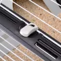 Gaiola FERPLAST Casita 100 para coelhos e porquinhos-da-índia, metal/plástico, 960×570×560 mm, taupe/branca