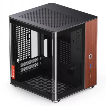 Caixa de PC Jonsbo TK-0, Mini-Tower, Mini-ITX, preto