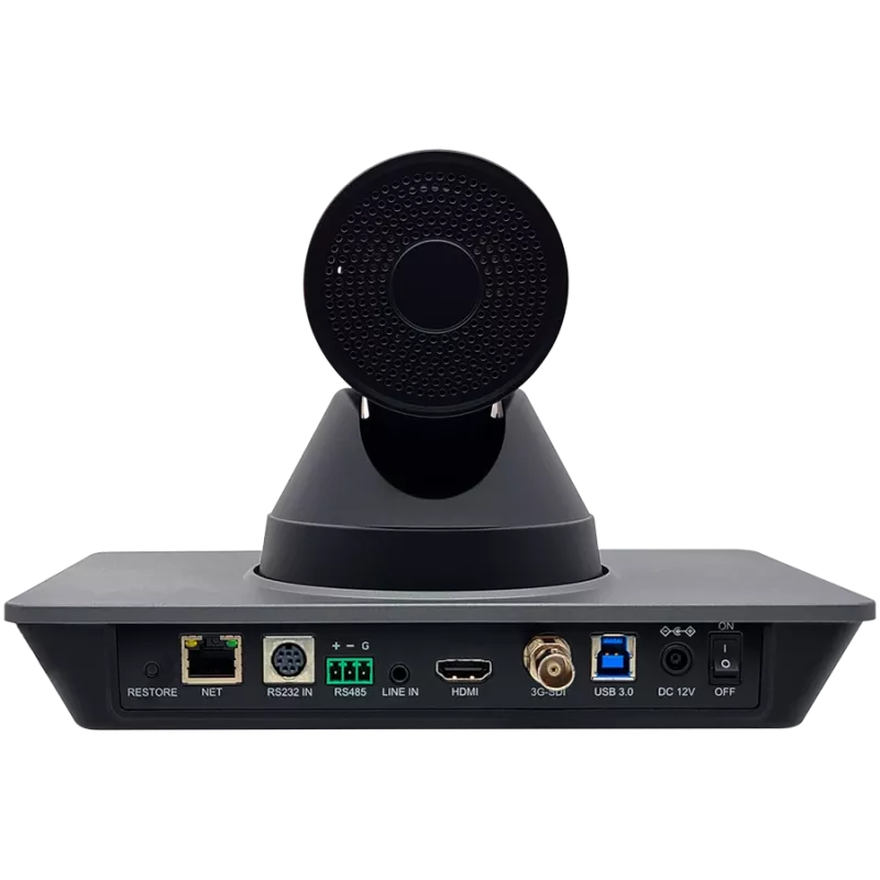 Câmara PTZ Prestigio VCS 4K PVCCU8N001 — 4K 8,5 MP, HDMI 2.0, USB 3.0, RJ45 (sem microfone)