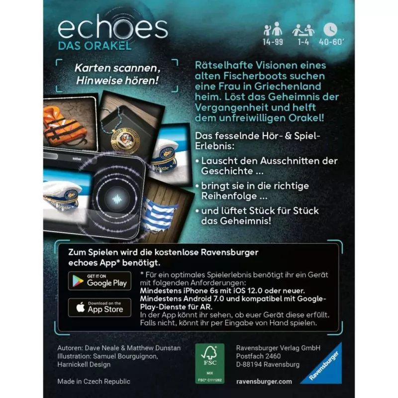 echoes O Oráculo, jogo de família