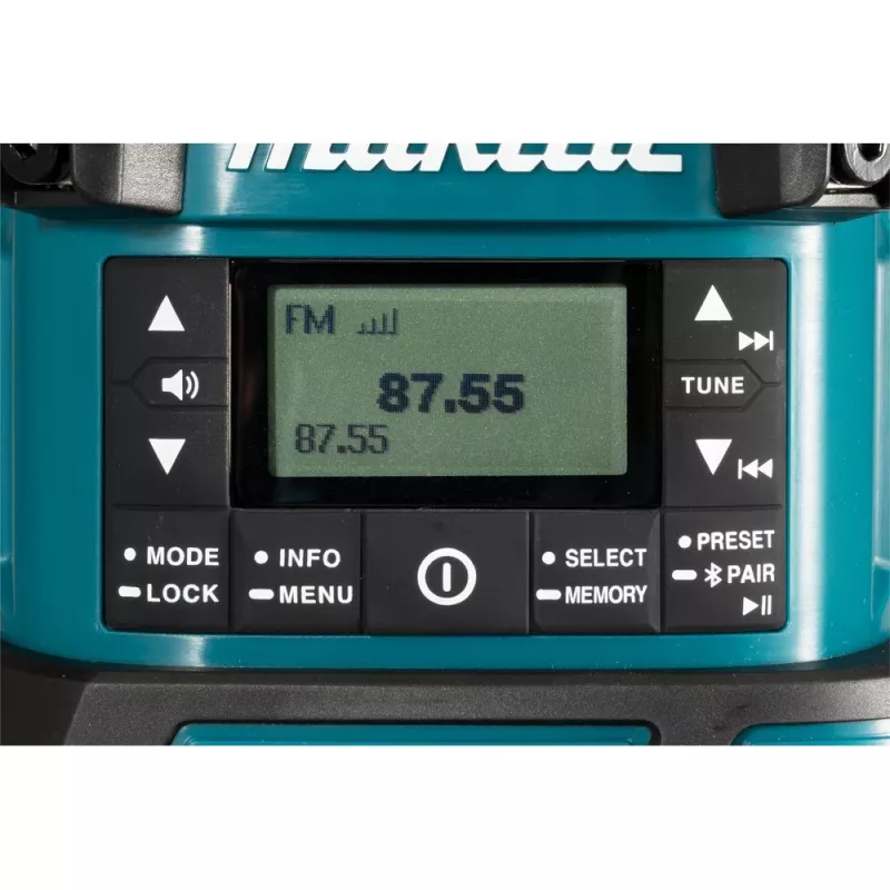 Makita DMR056 Rádio Portátil Analógico e Digital Preto, Azul