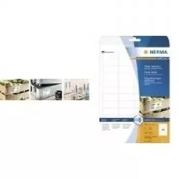 HERMA Special - etiquetas de papel mate autoadesivas extra fortes - branco - 25,4 x 16,9 mm - 2800 etiqueta(s) (25 folhas x 112) - (10916)