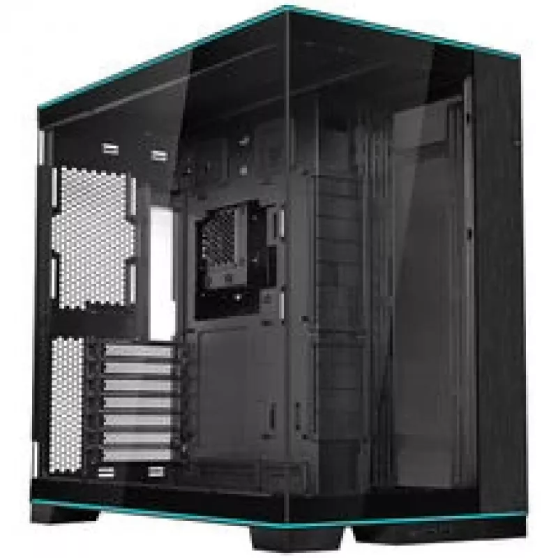 Bundle de caixa de PC Lian Li O11 Dynamic EVO RGB, Midi-Tower, ARGB, vidro temperado + 3x UNI FAN SL-INF – preto