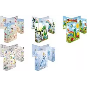 Dossier com motivo HERMA A4 Kindergarten Frieda & friends - A4 - Olhal de fixação - Armazenamento - Cartão - Multicolor - 7 cm (19819)