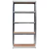 Prateleira de armazenamento Topeshop G9030 Prateleira de armazenamento para ferramentas de jardim, autónoma, aço galvanizado, MDF