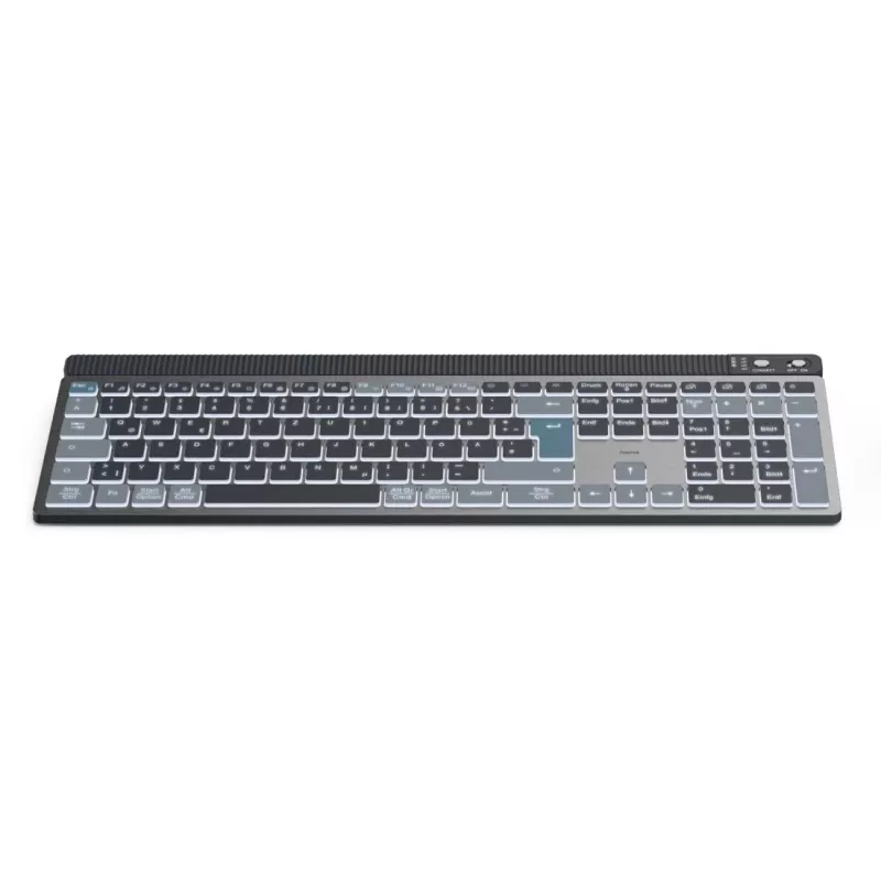 Conjunto de teclado e rato multi-dispositivo sem fios HAMA WKM-750 — preto, conectividade sem fios