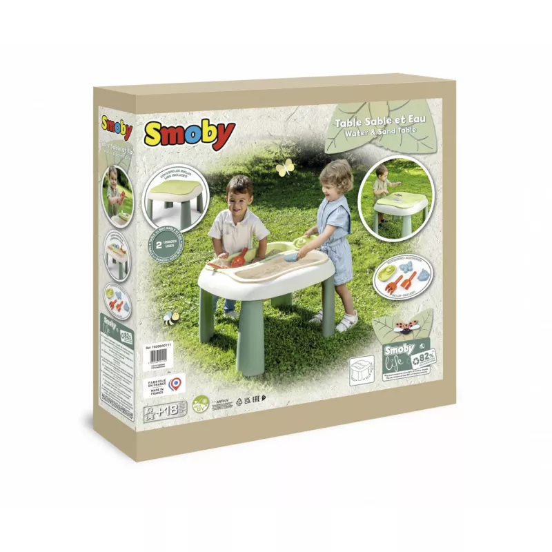 Life mesa de brincar com areia e água, equipamento de brincar de jardim