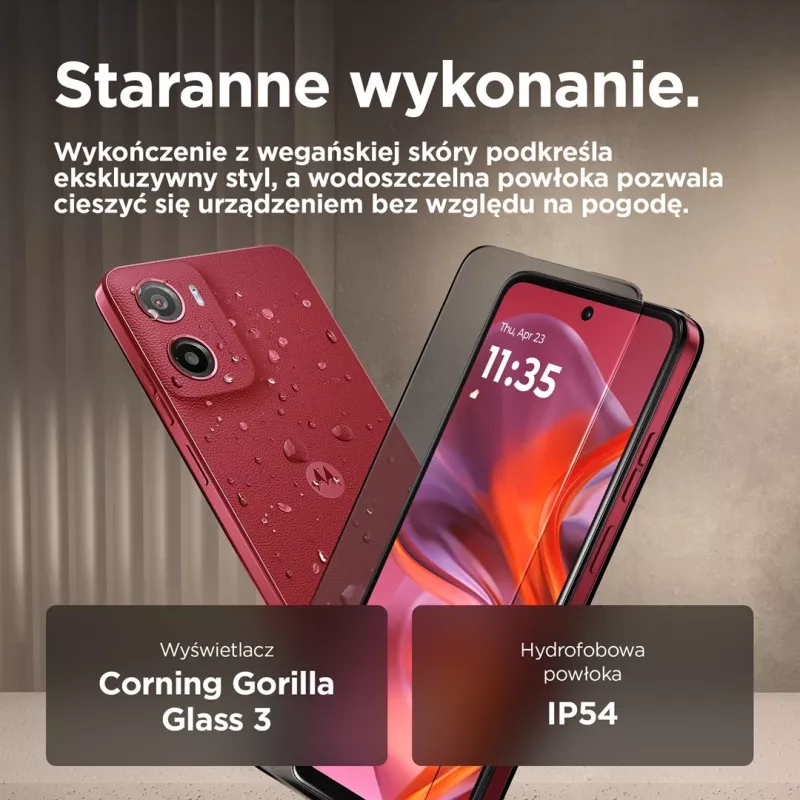 Motorola moto g05 16,9 cm (6,67 polegadas) Dual SIM Android 15 4G USB Type-C 4 GB 256 GB 5200 mAh vermelho