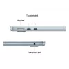MacBook Air 13, azul-céu, M4 (10-CPU/10-GPU), 16 GB, 512 GB, alemão, fonte de alimentação 35 W Dual-USB-C, MC6U4D/A
