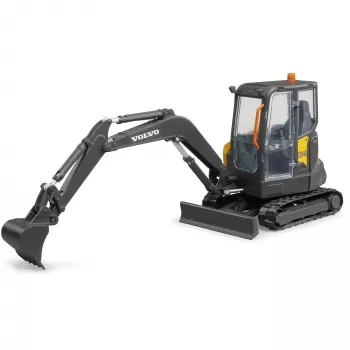 Veículo modelo BRUDER — Volvo ECR40 mini-escavadora (brinquedo) da BRUDER, modelo 02465