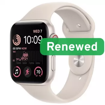 Grade B | Apple Watch SE2 LTE 40mm | 1,57 polegadas Retina OLED LTPO | LTE | Starlight | watchOS | Apple Renew