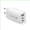Carregador everActive SQ-655Q 65W, 1×USB-A + 2×USB-C carregamento rápido