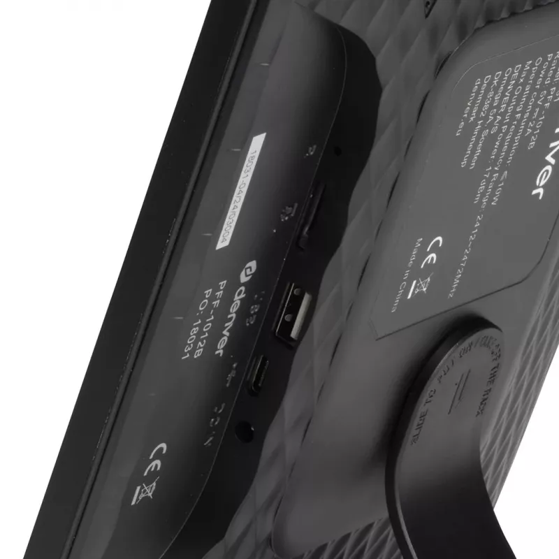Denver PFF-1012 moldura digital preto 25,6 cm (10,1) ecrã tátil Wi-Fi