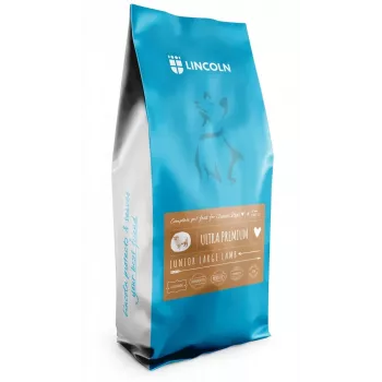 Alimento seco para cães Lincoln Junior borrego com arroz 12 kg