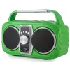 Rádio-despertador PRIME3 Prime3 APR71GR Neon — despertador com rádio FM e ecrã LED