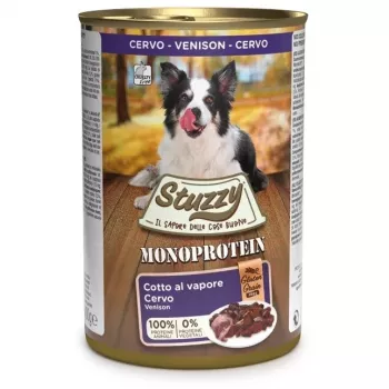 STUZZY Monoprotein veado - comida húmida para cães - 400 g