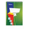 Caderno com encadernação em espiral Forpus, A5/70, quadriculado 0723-003