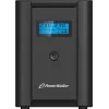 PowerWalker VI 1200 SHL UPS line-interactive 1200 VA (1,2 kVA), 600 W, 4 tomadas (2x Schuko, 2x IEC C13), USB, LCD, preto