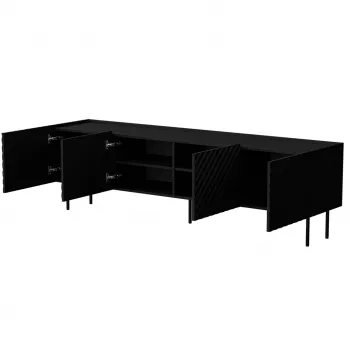 Móvel de TV Cama LUCCA 4D 200x40x59 preto