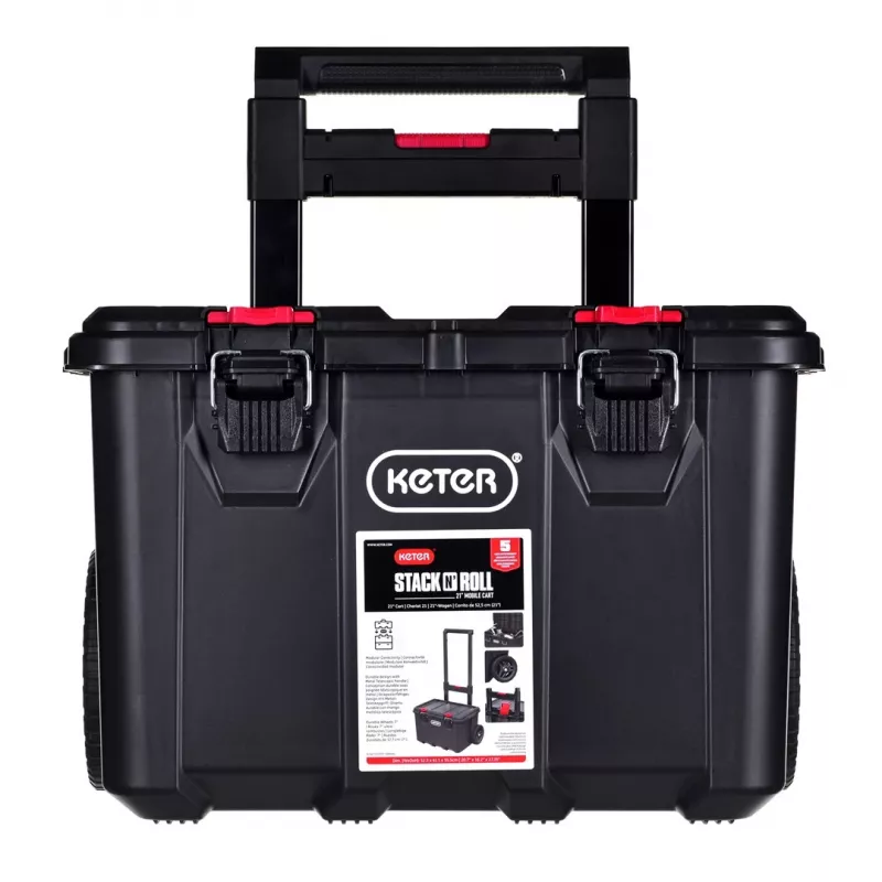 CAIXA DE FERRAMENTAS COM RODAS StackNRoll KETER