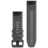Pulseira de relógio GARMIN QuickFit 26 mm silicone cinzento-ardósia 010-12864-20