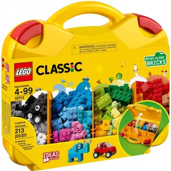LEGO 10713 Classic Mala Criativa Caixa de armazenamento para brinquedos com blocos coloridos divertidos presente para crianças a partir dos 4 anos rapazes e raparigas unidade