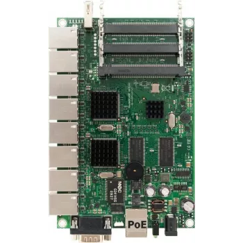 Router MikroTik RB493G RouterBOARD, 9x Fast Ethernet, 3x miniPCI, 680 MHz