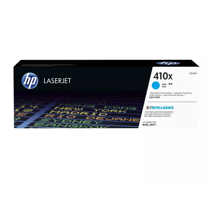 Toner original HP 410X ciano de alta capacidade LaserJet