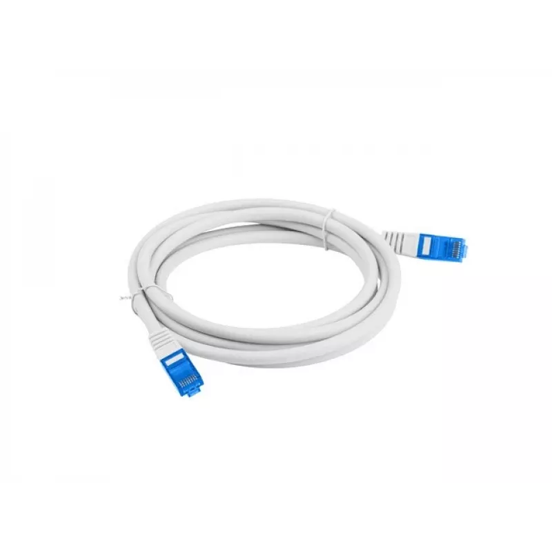Cabo de rede LANBERG Cat6a S/FTP PCF6A-10CC-0100-S, 1 m, RJ-45, cinzento, LSZH, 500 MHz