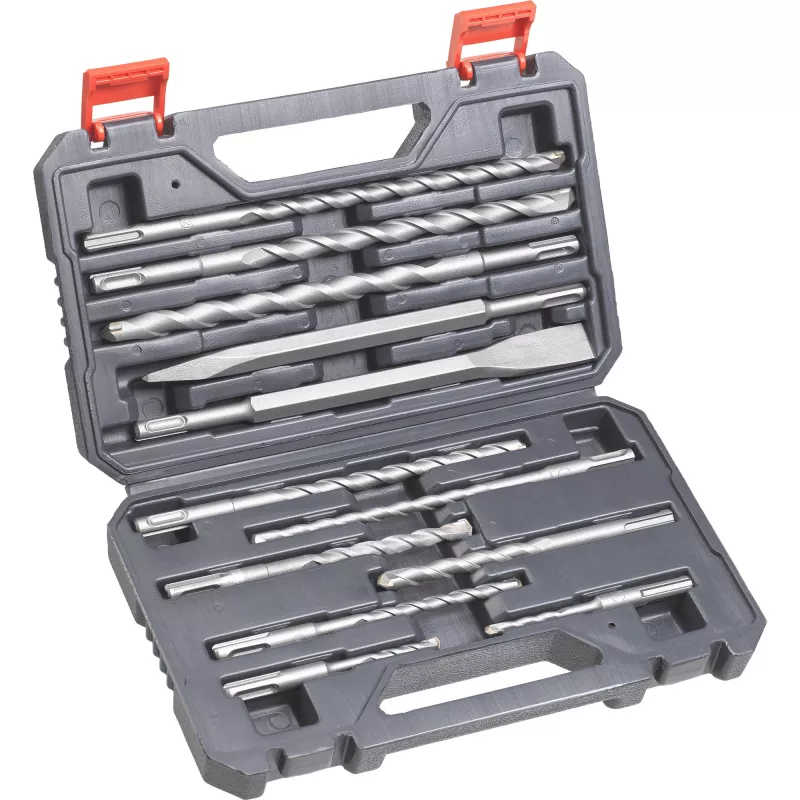 Martelo perfurador sem fio EINHELL Power X-Change TE‑HD 18 Li, 18V, Li‑Ion 4,0 Ah Plus, com conjunto de brocas e cinzéis