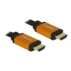 Cabo HDMI DeLOCK 85727 1m Type-A macho para macho preto dourado
