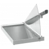 Cortapapel de precisão Leitz A4+, 15 folhas, fixação manual, aço inoxidável, A4 Maxi, 80 g/m², vidro