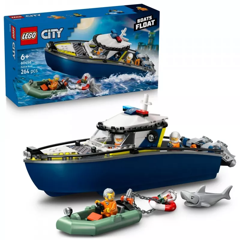 LEGO CITY 60456 Perseguição ao barco da polícia