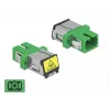 Acoplador de fibra ótica DeLOCK 86887 SC Simplex fêmea para SC Simplex fêmea