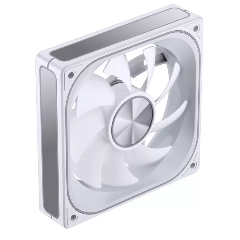 Ventoinha de arrefecimento PWM ARGB 120mm Jonsbo ZA-120 branco — modelo ZA-120W, controlo PWM, iluminação ARGB