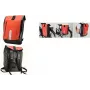 Saco de bicicleta FISCHER 86282 impermeável vermelho/preto PVC-poliéster, saco individual
