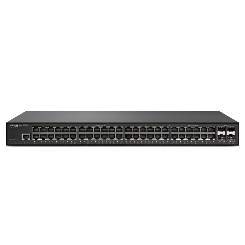 Lancom GS-3628XUP, L3, Ethernet 2.5G (100/1000/2500), Power over Ethernet (PoE), instalação em rack, 1U