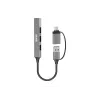 PORT CONNECT | HUB USB-C/USB-A 4 portas USB-A 3.0 5Gbps | 900160
