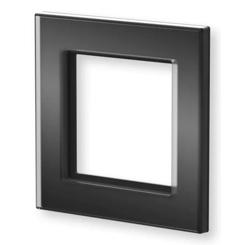 eQ-3 Homematic IP Moldura de vidro simples, preto (162148A1)