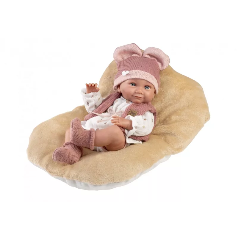Boneca Llorens 40 cm Bebé de vinil com características realistas e corpo macio