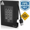 Apricorn SSD ext. 2,5 1TB Aegis Padlock Fortress USB 3.0 256-bit AES-XTS, FIPS 140-2 Lvl2, 4utilizadores (A25-3PL256-S1000F)