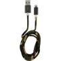 Cabo LC-POWER USB-Lightning-1M-5 1 m Woodland Camo, USB-A para Lightning (LC-C-USB-LIGHTNING-1M-5)