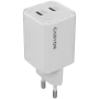 Carregador Canyon CU45CC GaN 45 W 2xPD, branco (CNS-CUW45CC)